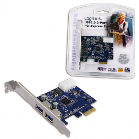 LogiLink USB 3.0 PCI Express Card - 2Port