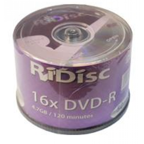 Ridisc 16x DVD-R (50 Pack) 