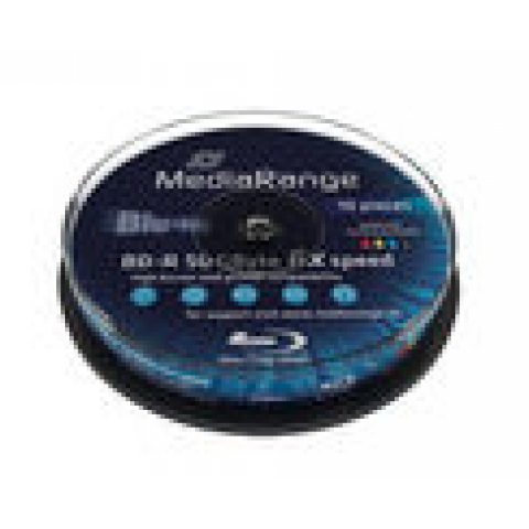 MediaRange White Printable 6x 50GB Bluray BD-R DL (10 Pack)