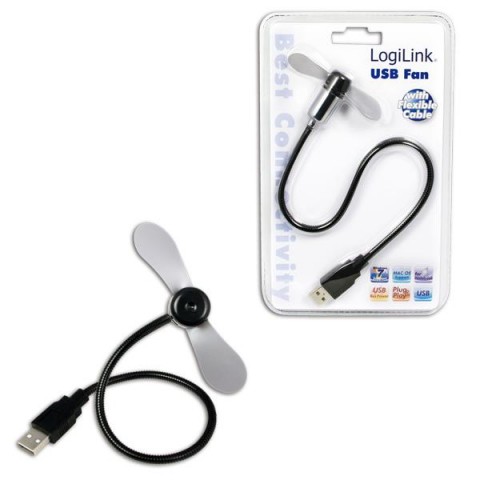 LogiLink USB Fan with Flexible Gooseneck