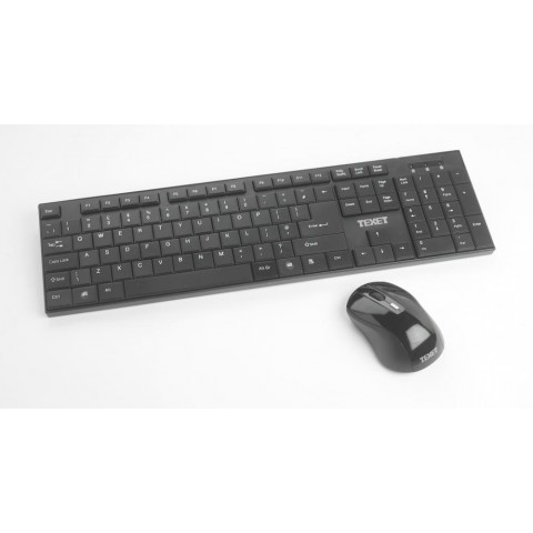 Texet Wireless Keyboard & Mouse Set â€“ Black