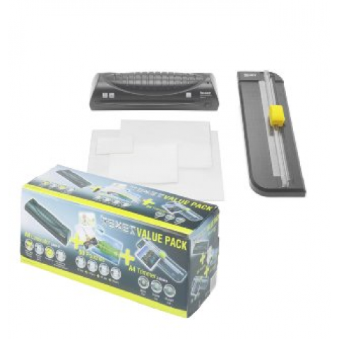 Texet Value Pack Laminator / Pouches / Trimmer