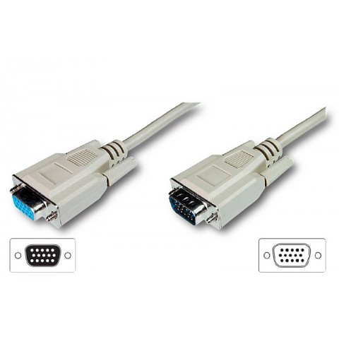 VGA Monitor Extension Cable M/F 5m