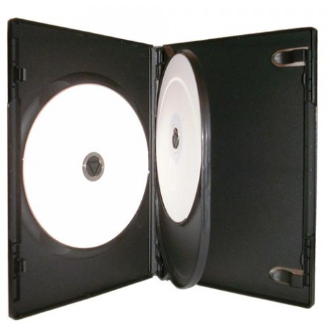 Triple DVD Cases Black