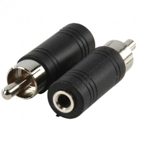RCA Plug to 3.5mm Socket Adaptor - Bag of 5Pc
