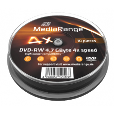 MediaRange 4x DVD-RW (10 Pack)