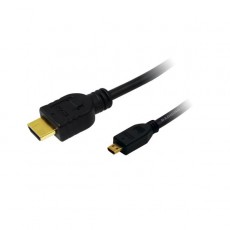 LogiLink HDMI Type A Male to Micro HDMI Type D Male v1.4 Cable 3m