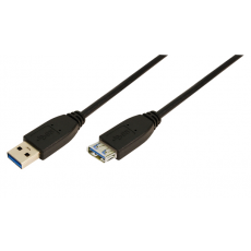 LogiLink USB 3.0 Extension A Male to A Female Cable 1m