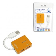 LogiLink USB 2.0 4Port Hub - Orange