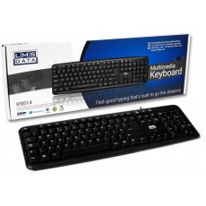 LMS K9014 Full Size USB Keyboard - Spill Resistant