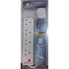 4 Gang 2m Surge Protection Lead
