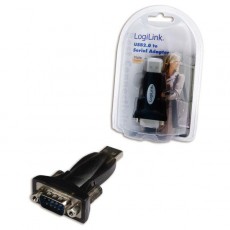 LogiLink USB 2.0 A Male to Serial (9 Pin Male) Adaptor