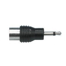 1 x 3.5mm Mono Plug to Coaxial Socket - Bag of 5pc