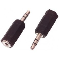 3.5mm StereoPlug to 2.5mm Stereo Socket Adaptor - Bag of 5pc