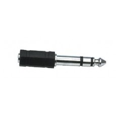 6.3mm Stereo Plug to 3.5mm Socket Adaptor - Bag of 5pc