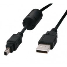 USB 2.0 to B Mini 8 Pin Minolta Cable 2m 