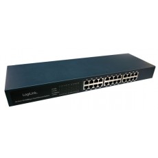 LogiLink 24 Port Ethernet Switch with UK PSU 