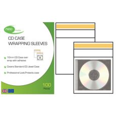 CD Case Wrap Pack of 100Pcs 