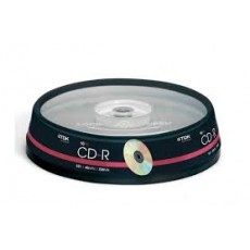 TDK CD-R Pack of 10 on a Spindle