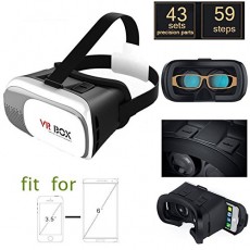 VIRTUAL REALITY 3D VR BOX MOVIES AND GAME WITH 4-6 INCHES IPHONE ANDROID SMARTPHONES